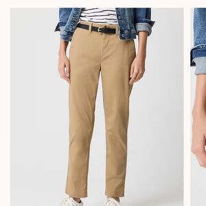 NWT J Crew Factory High rise girlfriend chino